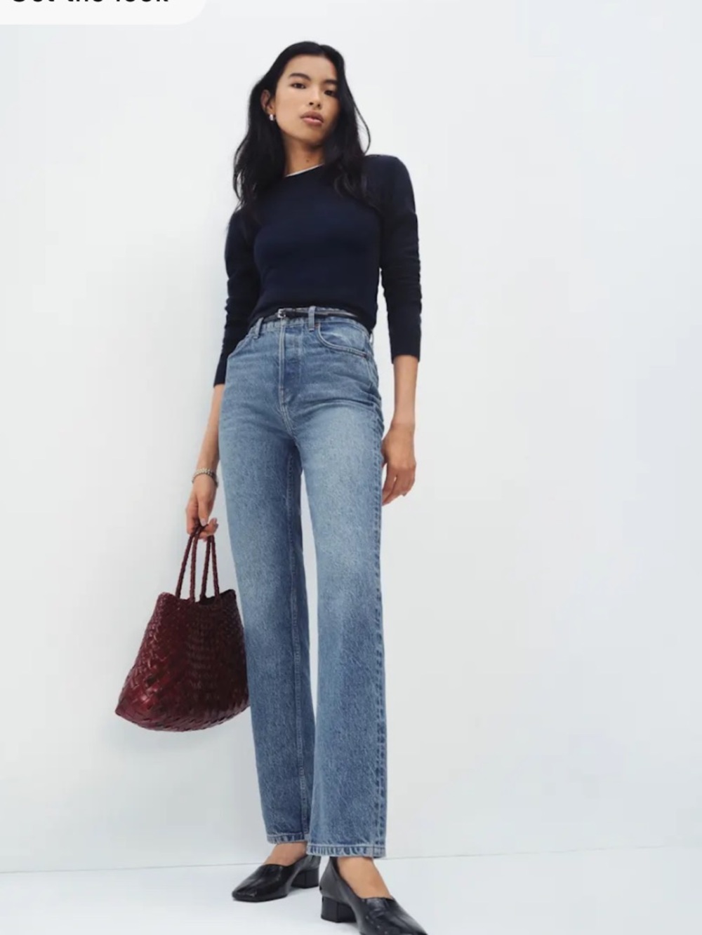 Reformation Cynthia Straight-Leg High Waisted Jeans in Colorado sz 26